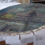 Restauration de tableaux_Bandes de tension Verso_Atelier Il était une toile