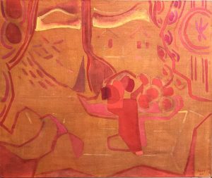 Tableau Coupe de fruits-F.-BORES_Après restauration