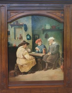 Tableau La partie de cartes_Après restauration