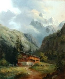 Tableau Paysage suisse_Après restauration